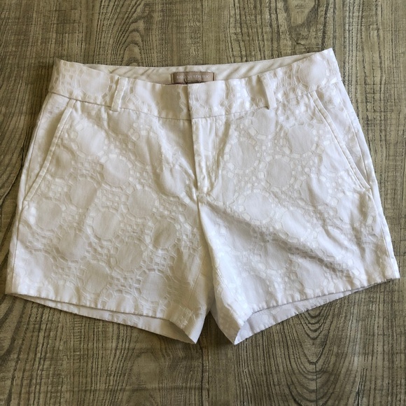 Banana Republic Pants - Banana Republic White Eyelet Shorts